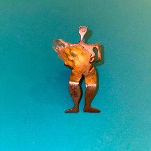 Iriniri Sterling Silver Abstract Modernist tie tack